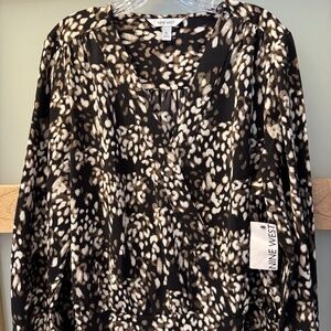 Leopard Print Blouse